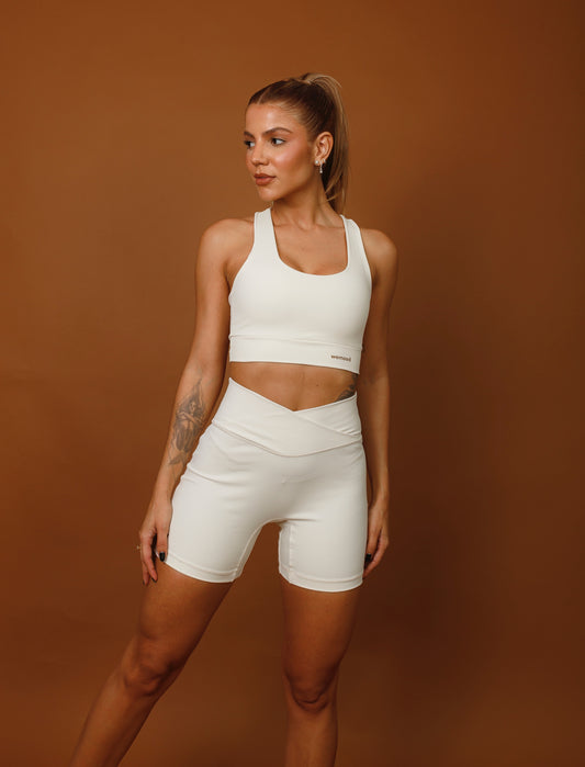 Off White Racerback Sports Top