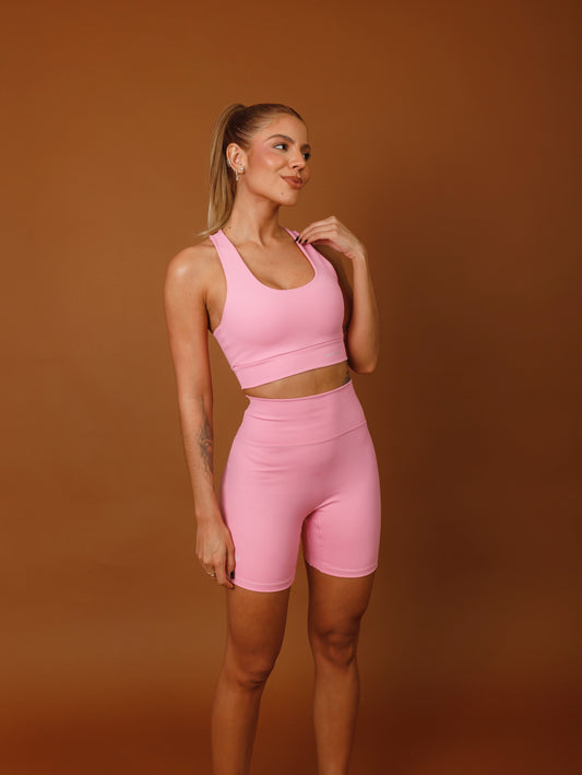 Pink Racerback Sports Top